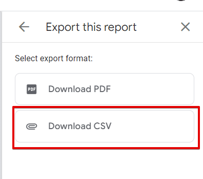 Datola GA4 Power BI Click CSV export-format
